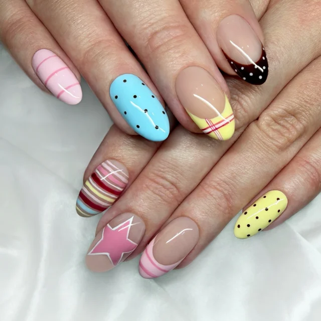 Such a cute playful set 🥰💕

#biab #perthnailtech #inkandivorynails